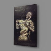 Kobe Bryant Glass Wall Art.